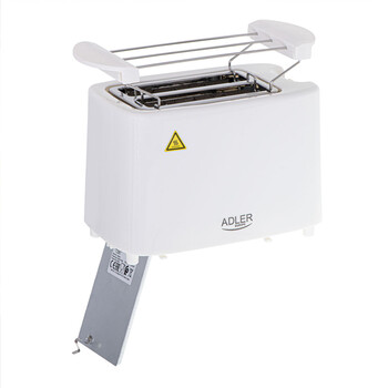 ADLER TOASTER 2 SLICE 900W WHITE