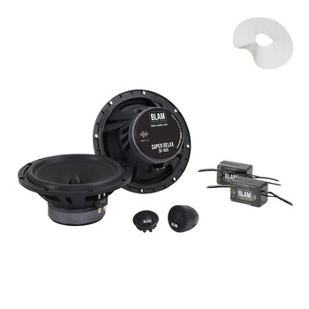 Blam  Sr165s  High-Sensitivity two-way Component Speaker System

max Power 150 w – Rated Power 75 W

frequency Response 60 hz – 25 Khz

impedance 3 ω – Sensitivity 93 db Άμεση Παράδοση