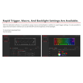 Gaming πληκτρολόγιο - Redragon Fizz K617GGB-RGB-M