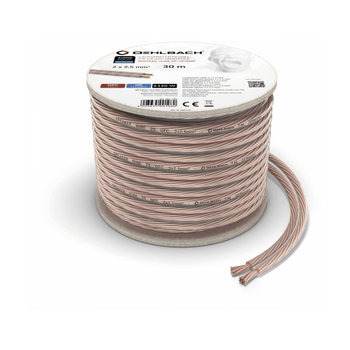 Oehlbach Speaker Wire SP-25 Καλώδιο Ηχείων 2 x 2,5 mm² 30m Διαφανές (Τεμάχιο)