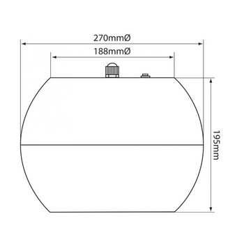Adastra PS65-B Κρεμαστό Ηχείο Οροφής 6.5" 30W RMS Μαύρο (Τεμάχιο)