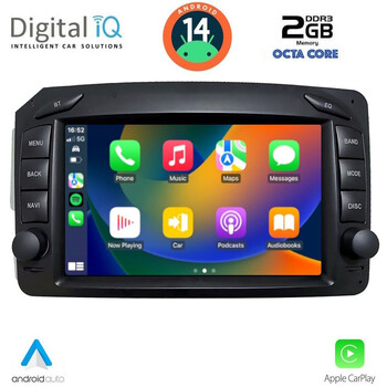 DIGITAL IQ BLF 371_CPA (7" DECK) MULTIMEDIA SYSTEM for MERCEDES C (W203) - CLK (W209) mod. 1999-2004
