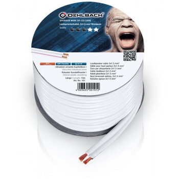 Oehlbach Speaker Wire SP-15 Καλώδιο Ηχείων 2 x 1,5 mm² 20m (Τεμάχιο)