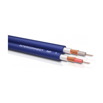 Oehlbach NF 1 Master Καλώδιο Ήχου 2 x RCA - 2 x RCA 0,5m Blue (Τεμάχιο)