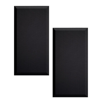 Audiodesigner Curve Ηχοαπορροφητικά Πάνελ 128x68x5 cm / 1,74 τ.μ. Black (Ζεύγος)