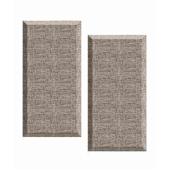 Audiodesigner Curve Ηχοαπορροφητικά Πάνελ 128x68x5 cm / 1,74 τ.μ. Coffee Grey (Ζεύγος)