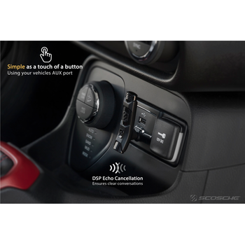 Scosche BTAXS2R MotorMouth III Bluetooth Handsfree Car Κιτ and Audio Streaming