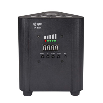 Qtx Tri-PAR Επαναφορτιζόμενο Triple PAR Uplighter (Τεμάχιο)