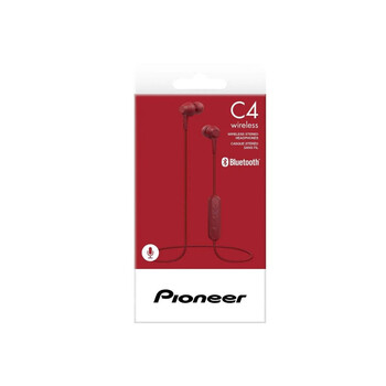 Pioneer SE-C4BT-R Bluetooth Handsfree Ακουστικά Red