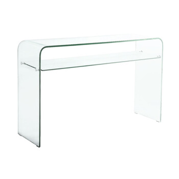 ΕΜ734 GLASSER Κονσόλα - Ράφι Διάφανο Γυαλί 12/8mm