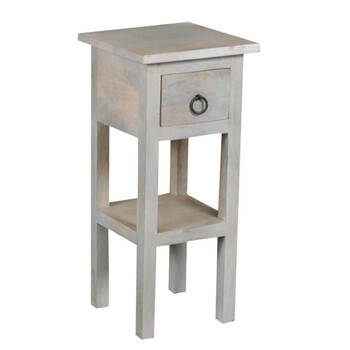 ΕΙ930,2 MAISON CLASSIC Έπιπλο Stand, Ξύλο Mango Antique Άσπρο
