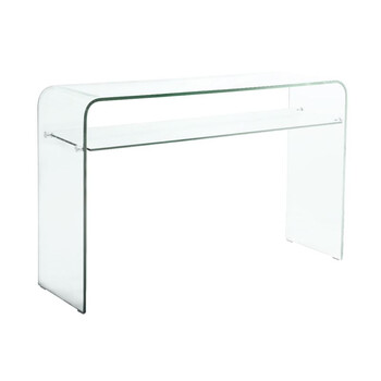 ΕΜ734 GLASSER Κονσόλα - Ράφι Διάφανο Γυαλί 12/8mm