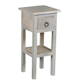 ΕΙ930,2 MAISON CLASSIC Έπιπλο Stand, Ξύλο Mango Antique Άσπρο