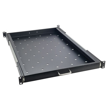 POWERTECH πτυσσόμενο ράφι 19" NETW-0020, για rack βάθους 1000mm, μαύρο