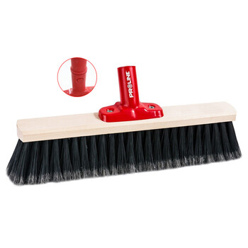 PROLINE ξύλινη σκούπα 14303 με συνθετική τρίχα 8cm, click system, 30cm