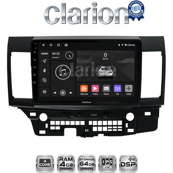CLARION GL32037 Οθόνη OEM Multimedia Αυτοκινήτου για MITSUBISHI LANCER 2008> (CarPlay/AndroidAuto/BT/GPS/WIFI/GPRS) electriclife