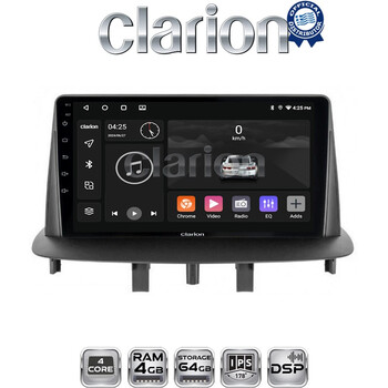 CLARION GL32145 Οθόνη OEM Multimedia Αυτοκινήτου για RENAULT MEGANE3 (CarPlay/AndroidAuto/BT/GPS/WIFI/GPRS) electriclife