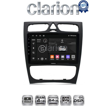 CLARION GL32171 Οθόνη OEM Multimedia Αυτοκινήτου για MERCEDES C class (W203) - CLK (W208) (CarPlay/AndroidAuto/BT/GPS/WIFI/GPRS) electriclife