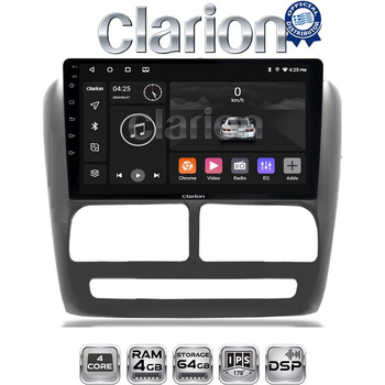 CLARION GL32211 Οθόνη OEM Multimedia Αυτοκινήτου για Fiat Doblo '10-'15 & Opel Combo'10-'15 (CarPlay/AndroidAuto/BT/GPS/WIFI/GPRS) electriclife