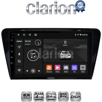 CLARION GL32279 Οθόνη OEM Multimedia Αυτοκινήτου για SKODA OCTAVIA 7 2013> 2020 (CarPlay/AndroidAuto/BT/GPS/WIFI/GPRS) electriclife
