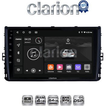 CLARION GL32284 Οθόνη OEM Multimedia Αυτοκινήτου για VW T-ROC & T-CROSS 2017>  (CarPlay/AndroidAuto/BT/GPS/WIFI/GPRS) electriclife