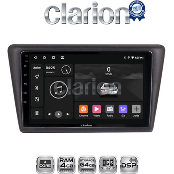 CLARION GL32327 Οθόνη OEM Multimedia Αυτοκινήτου για Skoda Rapid Spaceback 2014 > (CarPlay/AndroidAuto/BT/GPS/WIFI/GPRS) electriclife