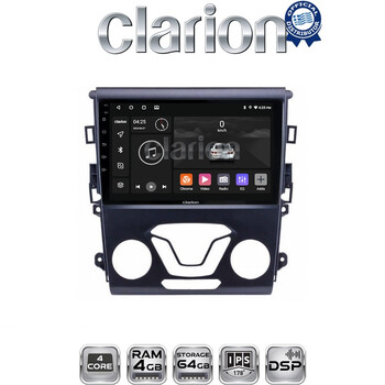 CLARION GL32369 Οθόνη OEM Multimedia Αυτοκινήτου για FORD MONDEO 2014> (CarPlay/AndroidAuto/BT/GPS/WIFI/GPRS) electriclife
