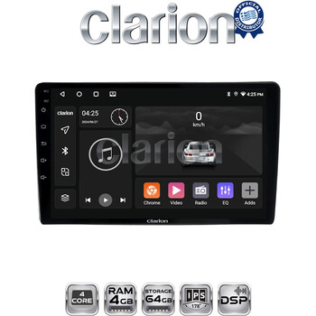 CLARION GL32402UP Οθόνη OEM Multimedia Αυτοκινήτου για Toyota Yaris 1999 > 2005 (CarPlay/AndroidAuto/BT/GPS/WIFI/GPRS) electriclife