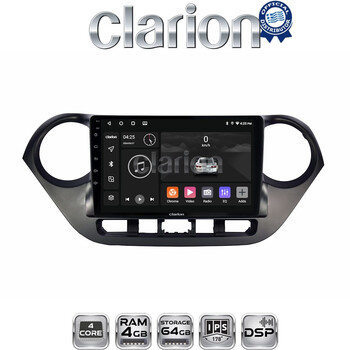 CLARION GL32406 Οθόνη OEM Multimedia Αυτοκινήτου για Hyundai i10 2014> (CarPlay/AndroidAuto/BT/GPS/WIFI/GPRS) electriclife