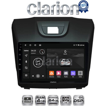 CLARION GL32435 Οθόνη OEM Multimedia Αυτοκινήτου για ISUZU DMAX 2012> (CarPlay/AndroidAuto/BT/GPS/WIFI/GPRS) electriclife