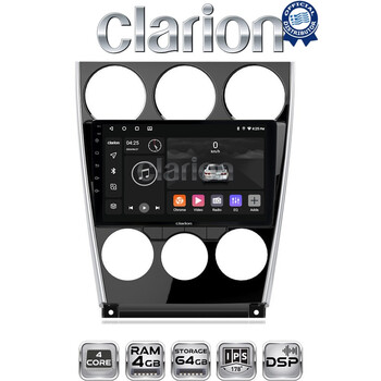 CLARION GL32436 Οθόνη OEM Multimedia Αυτοκινήτου για MAZDA 6 facelift 2005>2008  (CarPlay/AndroidAuto/BT/GPS/WIFI/GPRS) electriclife