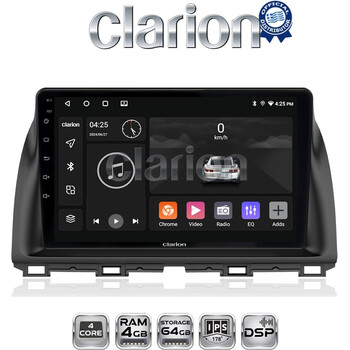CLARION GL32438 Οθόνη OEM Multimedia Αυτοκινήτου για MAZDA CX5 2013>2017  (CarPlay/AndroidAuto/BT/GPS/WIFI/GPRS) electriclife