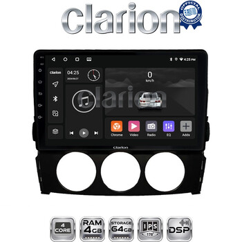 CLARION GL32530 Οθόνη OEM Multimedia Αυτοκινήτου για Mazda MX5 2005 > 2015 (CarPlay/AndroidAuto/BT/GPS/WIFI/GPRS) electriclife