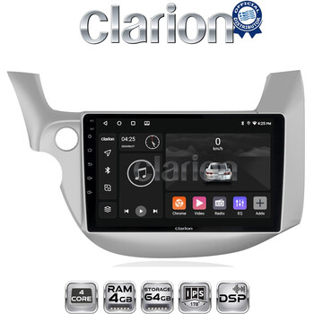 CLARION GL32549 Οθόνη OEM Multimedia Αυτοκινήτου για HONDA JAZZ 2008>2013 (CarPlay/AndroidAuto/BT/GPS/WIFI/GPRS) electriclife