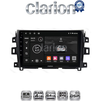 CLARION GL32716 Οθόνη OEM Multimedia Αυτοκινήτου για Nissan Navara D23 2016>   (CarPlay/AndroidAuto/BT/GPS/WIFI/GPRS) electriclife