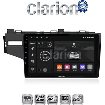 CLARION GL32760 Οθόνη OEM Multimedia Αυτοκινήτου για HONDA JAZZ 2013> (CarPlay/AndroidAuto/BT/GPS/WIFI/GPRS) electriclife