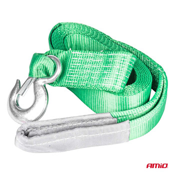 03994/AM ΙΜΑΝΤΑΣ ΡΥΜΟΥΛΚΗΣΗΣ TOW ROPE H+U ΠΡΑΣΙΝΟ 75mm 8000KG 5m AMIO - 1 τεμ.