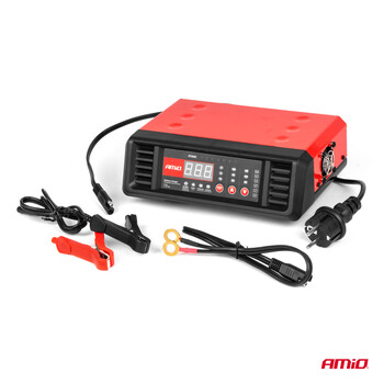 04056/AM ΦΟΡΤΙΣΤΗΣ ΜΠΑΤΑΡΙΑΣ 6/12V max10A ΨΗΦΙΑΚΟΣ AMIO - 1 τεμ.