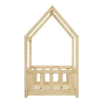 Παιδικό κρεβάτι Bambie με κιγκλίδωμα τ.Montessori pakoworld ξύλο πεύκου σε φυσική απόχρωση 70x140εκ Παιδικό κρεβάτι Bambie με κιγκλίδωμα τ.Montessori pakoworld ξύλο πεύκου σε φυσική απόχρωση 70x140εκ