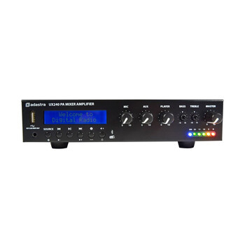 Adastra UX240 Μίκτης-Ενισχυτής 100V 240W RMS (Τεμάχιο)