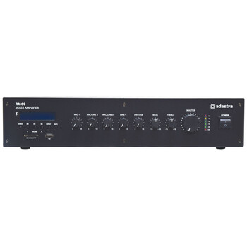 Adastra RM60 Ενισχυτής-Μίκτης 5 Καναλιών 60W RMS (Τεμάχιο)