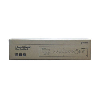 Adastra RM60 Ενισχυτής-Μίκτης 5 Καναλιών 60W RMS (Τεμάχιο)