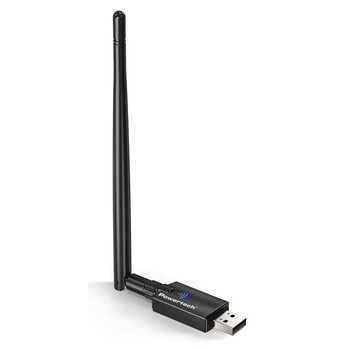 POWERTECH ασύρματος USB αντάπτορας δικτύου PT-1386, 900Mbps WiFi 6, Bluetooth 5.3