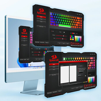 Gaming πληκτρολόγιο - Redragon Castor Pro K631RGB-PRO-WG