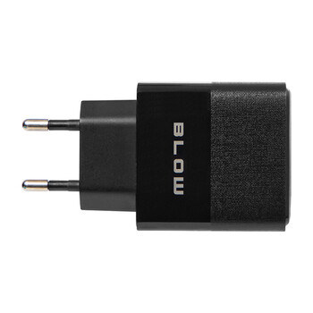 DM-76-021 . Φορτιστής με υποδοχή  USB & USB-C με QC+PD 20W BLOW
