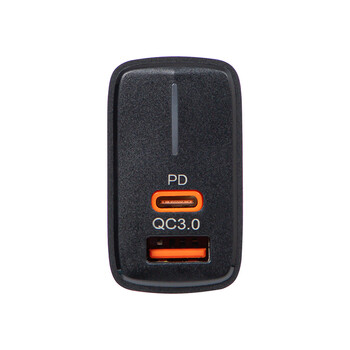 DM-76-021 . Φορτιστής με υποδοχή  USB & USB-C με QC+PD 20W BLOW