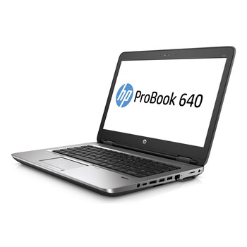 HP Laptop ProBook 640 G2, Refurbished Grade A, i5-6300U, 8/256GB M.2, Cam, 14", HD Graphics 520, FreeDOS