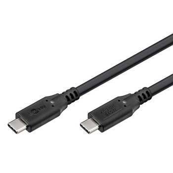 GOOBAY καλώδιο USB-C 74183, USB4, 240W, 40Gbps, 8K/60Hz, 1m, μαύρο