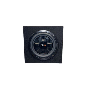 Powerbass S-10T-SBSLIM Slim Subwoofer Αυτοκινήτου 10" με Καμπίνα (Τεμάχιο)