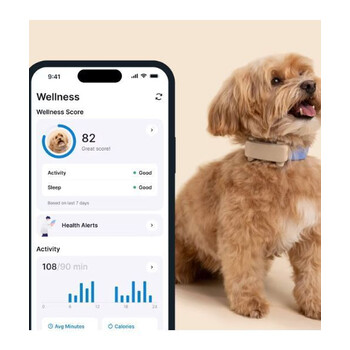 Tractive TRDOG6BR GPS Pet Tracker Σκύλου Brown (Τεμάχιο)